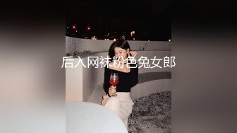 后入网袜粉色兔女郎