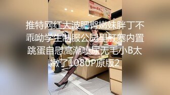 推特网红大波肥臀嫩妹胖丁不乖呦学生制服公园里肛塞内置跳蛋自慰高潮喷尿无毛小B太嫩了1080P原版2