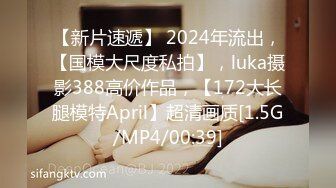 【新片速遞】 2024年流出，【国模大尺度私拍】，luka摄影388高价作品，【172大长腿模特April】超清画质[1.5G/MP4/00:39]