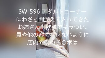 SW-596 アダルトコーナーにわざと間違えて入ってきたお姉さん！欲望でギラつい..員や他の客にバレないように店內で僕のチ〇ポは