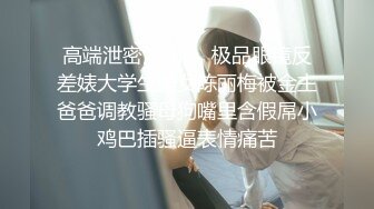 高端泄密流出❤️极品眼镜反差婊大学生美女陈丽梅被金主爸爸调教骚母狗嘴里含假屌小鸡巴插骚逼表情痛苦